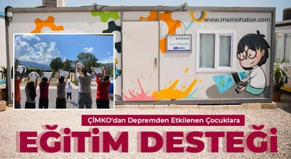 ÇİMKO’dan Depremden Etkilenen Çocuklara Eğitim Desteği