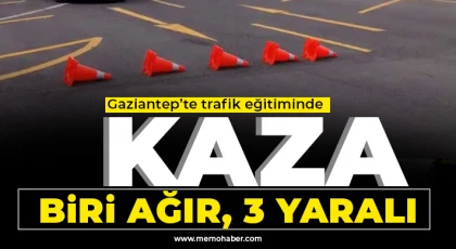 Trafik eğitiminde kaza! Biri ağır, 3 yaralı