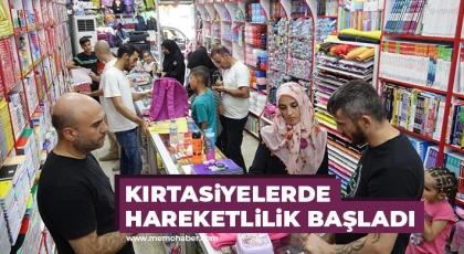 Kırtasiyelerde hareketlilik başladı