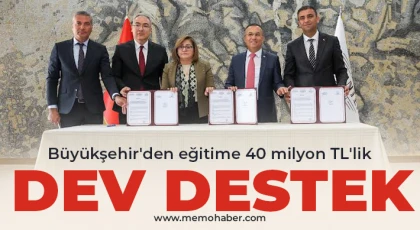 Gaziantep Büyükşehir'den eğitime 40 milyon TL'lik dev destek