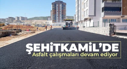 Şehitkamil’de asfalt çalışmaları devam ediyor