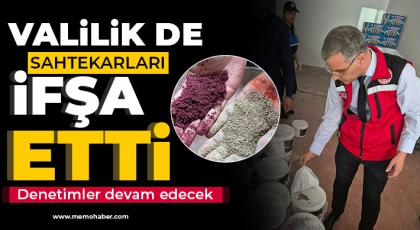 Valilik de sahtekarları ifşa etti