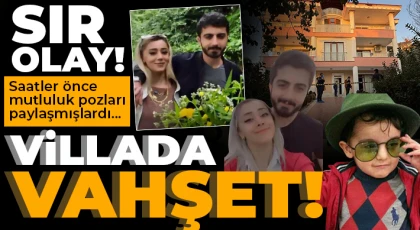 Villada vahşet! Saatler önce mutluluk pozları paylaşmışlardı...