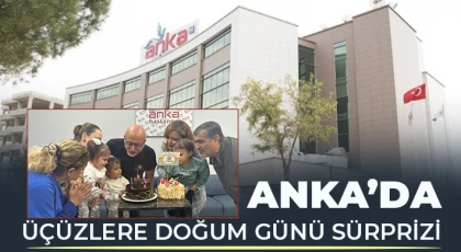 Anka’da üçüzlere doğum günü sürprizi