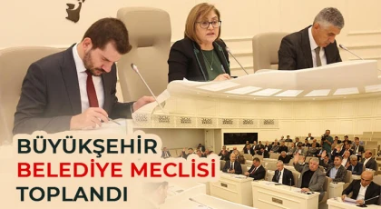 Büyükşehir belediye meclisi toplandı