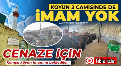 Cenaze için komşu köyün imamını beklediler 