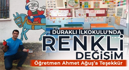 Duraklı İlkokulu'nda Renkli Değişim