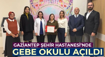 Gaziantep Şehir Hastanesi’nde Gebe Okulu Açıldı