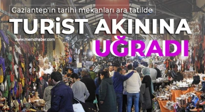 Gaziantep'in tarihi mekanları ara tatilde turist akınına uğradı