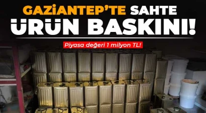 Gaziantep'te 1 milyon lira değerinde sahte zeytinyağı ele geçirildi