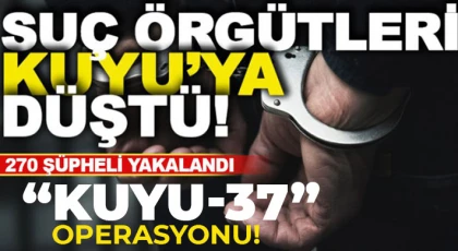 Gaziantep'te Kuyu-37 operasyonu!