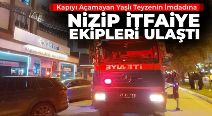 Kapıyı Açamayan Yaşlı Teyzenin İmdadına İtfaiye Ekipleri Ulaştı