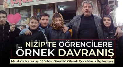 Nizip’te Öğrencilere Örnek Davranış