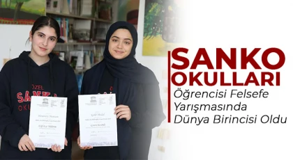 SANKO Okulları Öğrencisi Felsefe Yarışmasında Dünya Birincisi Oldu