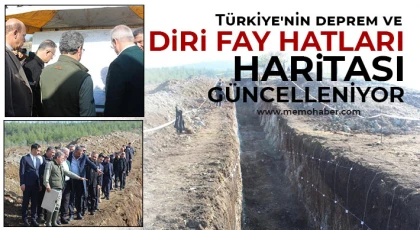 Türkiye'nin deprem ve diri fay hatları haritası güncelleniyor