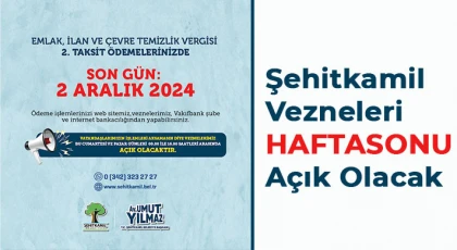 Vergi Ödemelerinde Son Gün 02 Aralık