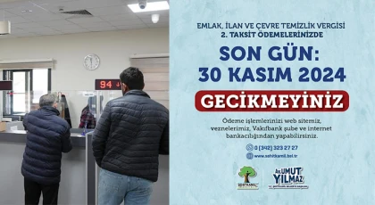 Vergi Ödemelerinde Son Gün 30 Kasım