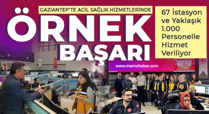 Gaziantep’te Acil Sağlık Hizmetlerinde Örnek Başarı