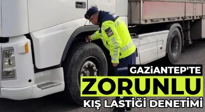  Gaziantep'te zorunlu kış lastiği denetimi