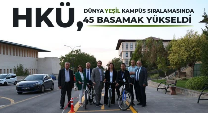 HKÜ, dünya yeşil kampüs sıralamasında 45 basamak yükseldi