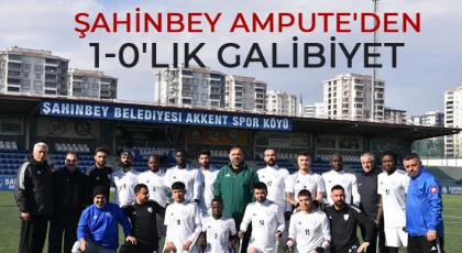 Şahinbey Ampute'den 1-0'lık galibiyet