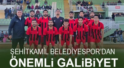  Şehitkamil Belediyespor’dan önemli galibiyet