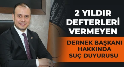 2 yıldır defterleri vermeyen dernek başkanı hakkında suç duyurusu 