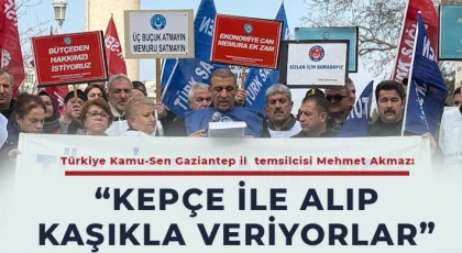 Akmaz: Kepçe ile Alıp Kaşıkla Veriyorlar