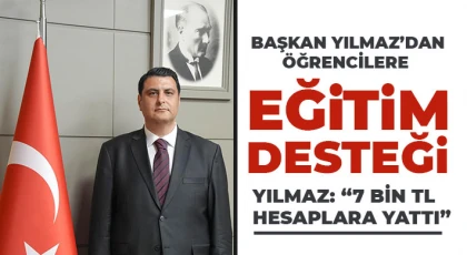 Başkan Yılmaz’dan Öğrencilere Eğitim Desteği