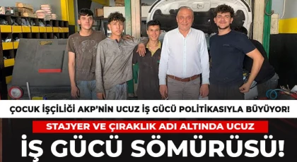 Çocuk İşçiliği AKP’nin Ucuz İş Gücü Politikasıyla Büyüyor!