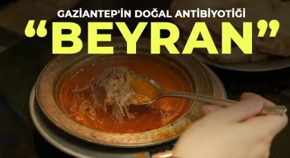 Gaziantep'in doğal antibiyotiği beyrana kış aylarında yoğun ilgi