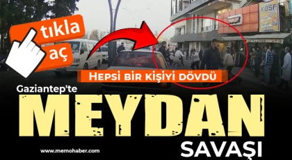 Gaziantep'te meydan savaşı