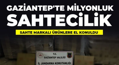 Gaziantep'te milyonluk sahtecilik