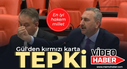 Gül'den kırmızı karta tepki 