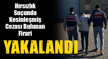 Hırsızlık suçunda kesinleşmiş cezası bulunan firari yakalandı