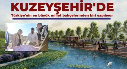  Kuzeyşehir'de Türkiye'nin en büyük millet bahçelerinden biri yapılıyor