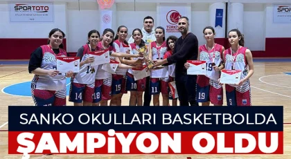 SANKO Okulları Basketbolda Şampiyon Oldu