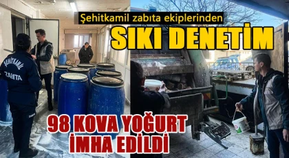 Şehitkamil zabıta ekiplerinden sıkı denetim