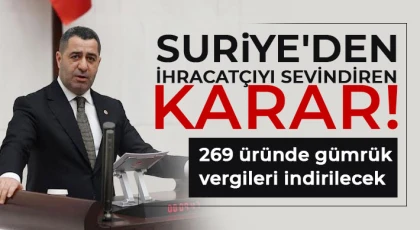 Suriye'den ihracatçıyı sevindiren karar!