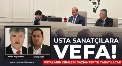 Ustaların isimleri Gaziantep’te yaşatılacak 