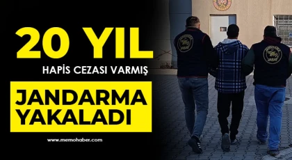 20 yıl hapis cezası varmış! Jandarma yakaladı