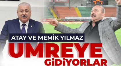 Atay ve Memik Yılmaz Umreye gidiyorlar