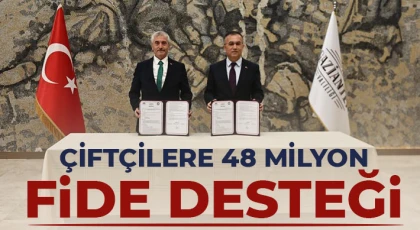 Çiftçilere 48 milyon fide desteği