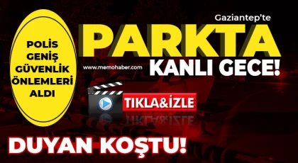 Gaziantep'te park içersinde kanlı infaz: Silah sesini duyan koştu!