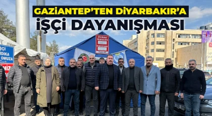 Gaziantep’ten Diyarbakır’a İşçi Dayanışması