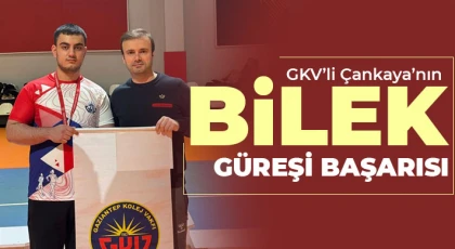 GKVli Çankaya’nın bilek güreşi başarısı