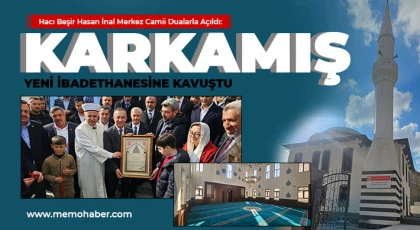 Hacı Beşir Hasan İnal Merkez Camii Dualarla Açıldı