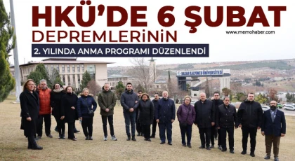  HKÜ’de 6 Şubat Depremlerinin 2. Yılında Anma Programı Düzenlendi