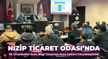 NTO’da 18. Ortaokullar Arası Bilgi Yarışması Kura Çekimi Gerçekleştirildi