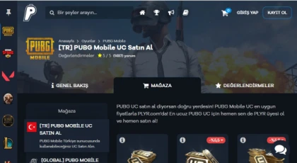 Premium İçeriklere UC Satın Alarak Ulaşın